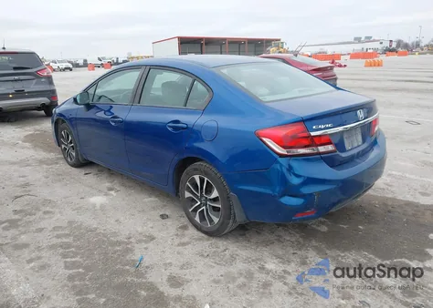 2015 Honda Civic Ex z USA, uszkodzony, nr VIN 19XFB2F82FE020411